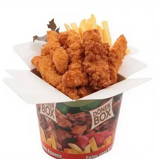 Menu Crispy Chicken Doner Box Com Bebida
