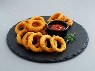 10 Unidade Anéis de Cebola ( Onion Rings )