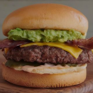 Menu Abacate Burguer Com Batata Frita é Bebida