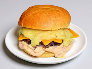 Double Cheese Burger Menu