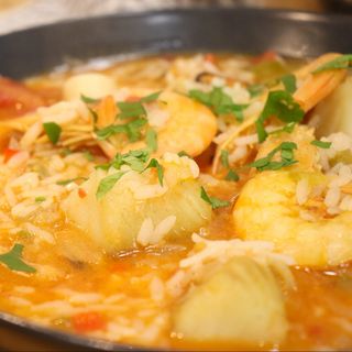 Arroz de Tamboril c/ Gambas (Serve 2)