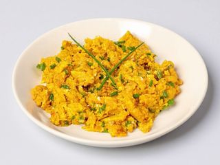 Ovos mexidos com Farinheira