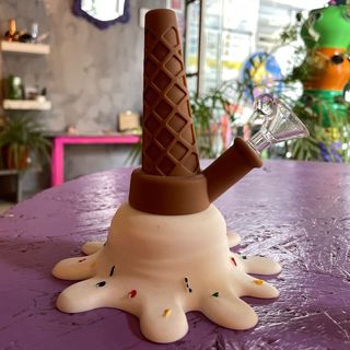 White Ice Cream Bong