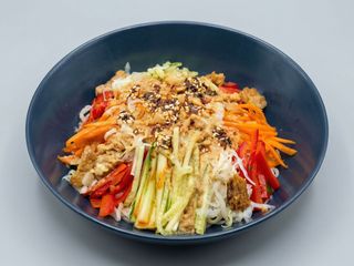 麻汁拌面（凉拌）Macarrão frio com molho cremoso de gergelim