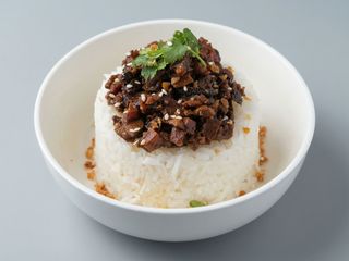 素燥饭 Vegetarian minced sauce rice