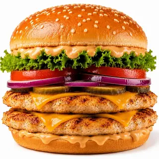 BURGER DOUBLE CHICKEN MAXI