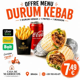 MENU DURUM KEBAB