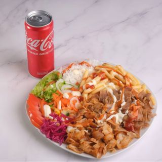 Menu kebab Prato Com Bebida
