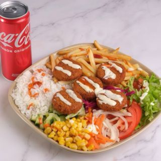 Menu Falafel Prato Com Bebida