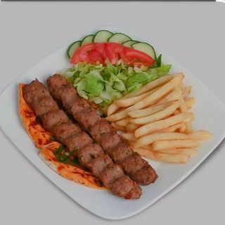 Menu Tradicional Turkish Kebab Com Bebida