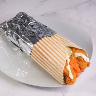 Menu Crispy Chicken Wrap Com Batata Frita é Bebida