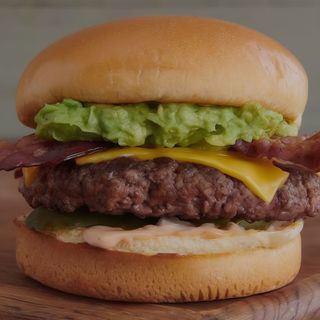 Menu Abacate Burguer Com Batata Frita é Bebida