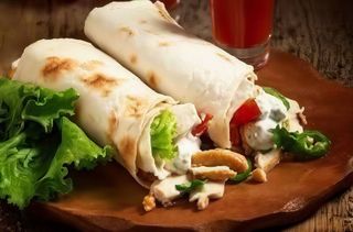 Dois Veggi Shawarmas
