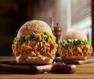 Menu Dois Zinger Burgers