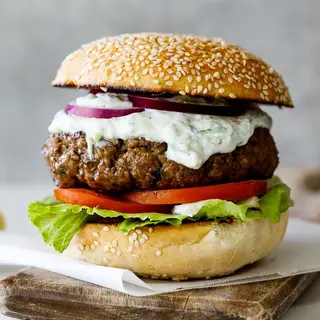 Hambúrguer de Borrego