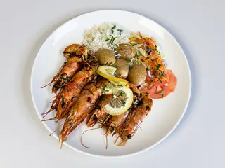Camarão com Alho Picante