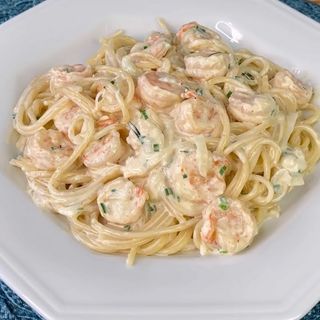 Spaghetti com Camarão