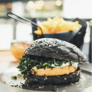 Salmon burger