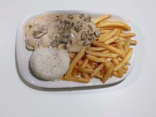 Bifinhos com Natas e Cogumelos
