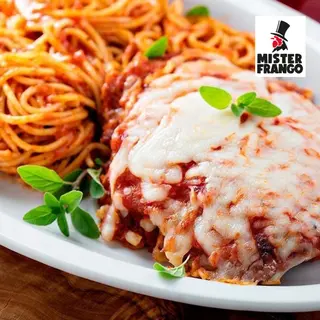 Bife Parmegiana de Frango