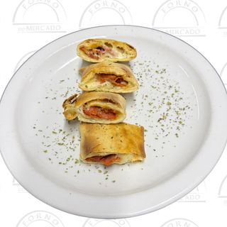 Pães com chouriço