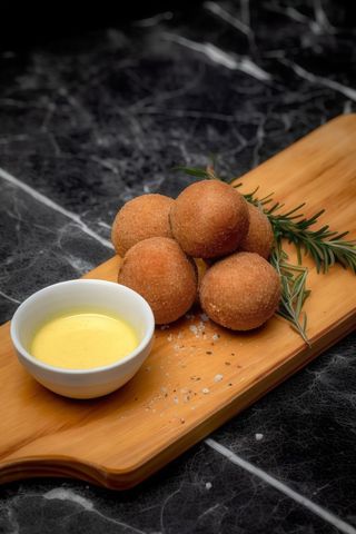 Croquetes de Alheira e Maçã