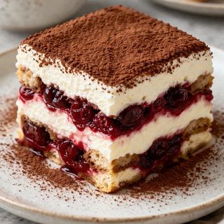 Tiramisu Sour cherries