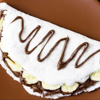 Tapioca nuttela com banana 