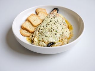 Beringela Recheada com Legumes 