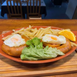 Dose de Alheira c/Ovo