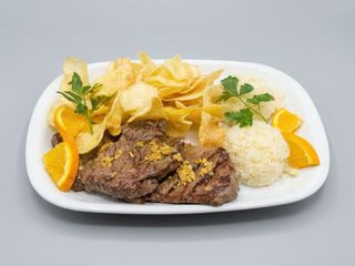 Meia Dose de Bife da Vazia ao Alho