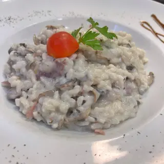 Risotto de Cogumelos e Presunto