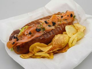 Batata Chips com Maionese de Alho