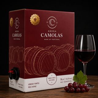 Vinho Box Camolas Tinto 5L