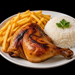 Menu 1/2 Frango na Brasa — Individual