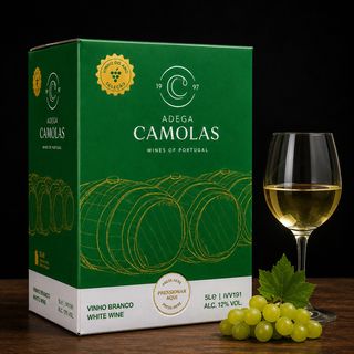 Vinho Box Camolas Branco 5L