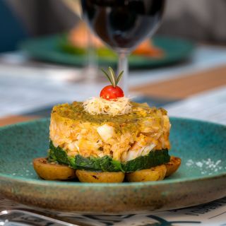 Bacalhau com Broa à Maria