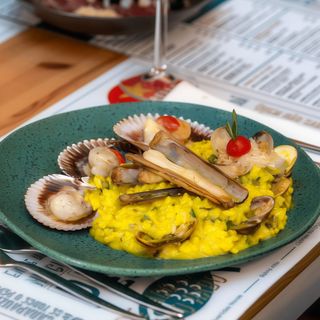 Risotto de Amêijoas e Vieiras