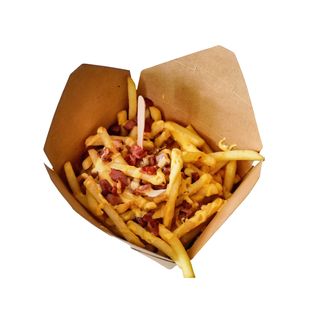 Batata com Cheddar e Bacon