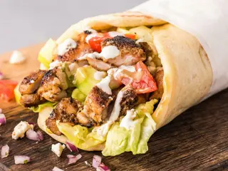 Chicken Tikka Cheesy Shawarma