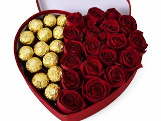 corazon con chocolate lox