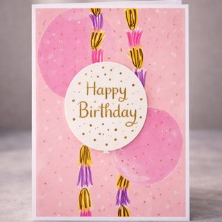 Cartão Brilho de Aniversário