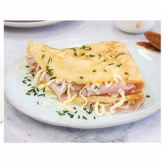 Crepe de fiambre e Queijo ( Ham & Cheese Crepe)