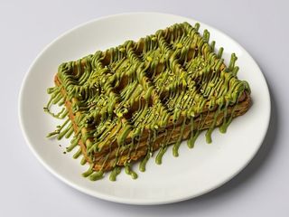 pistachio waffle