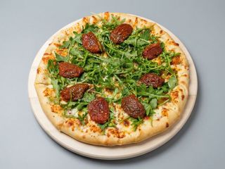 Rúcula com tomate seco