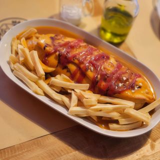 Cachorro Molhado com Batatas