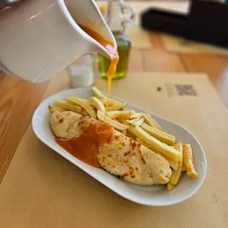 Cachorro Molhado Vegetariano com Batatas