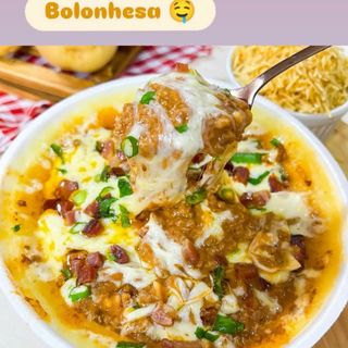 Batata no pote (Recheada)