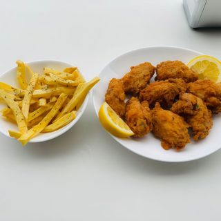 Menu Asinhas de Frango Frito
