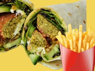 Falafel & Cheese Wrap